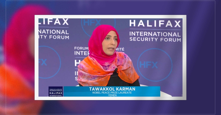 Karman’s participation in Canada Halifax Forum on democracy future